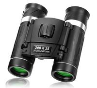OFFCUP 200x25 Mini Compact Binoculars for Adults Kids, High Powered Small Pocket Binocular, Lightweight Folding Binoculars for Bird Watching Hunting Theater Travel Sightseeing Sport Games