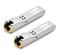 OFFCUP 2PCS 1G SFP to RJ45 Module 100-meter, 1000Base-T Copper Transceiver Compatible for Cisco GLC-SX-MMD, Meraki, Ubiquiti UniFi UF-MM-1G, Netgear AGM731F, Mikrotik, D-Link and More