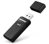 OFFCUP 3000Mbps WiFi 6E Adapter, USB WiFi Dongle Wireless Adapter, Dual-Band 2.4GHz/5GHz USB 3.0 Wifi Adapters for PC/Laptop, Low-Latency Gaming & Streaming Wireless Dongle for Windows 10/11