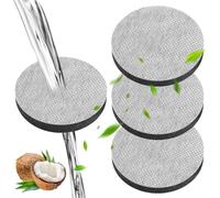 OFFCUP 4 Pack MicroDisc Replacement Filter Discs for Brita Fill and Go Water Filter Bottles Carafes, Reduce Chlorine, Microparticles and Other Impurities, Eco-Friendly and Economical