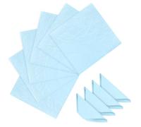 OFFCUP 80 Pcs Light Blue Napkins 25 x 25cm, 2 Ply Soft Cocktail Napkins