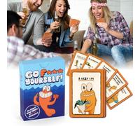 OFFCUP Adult Go Fish Card Game, Go F* Yourself! The Goes Fish Game of Life's Little Humiliations, Classic Interactive Fun Adult Cards for Family Parties Game Nights Gag Gifts (48 Cards/Set)