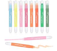 OFFCUP Bible Highlighters No Bleed, 8PCS Assorted Colors Gel Wax Highlighters Set, Cute Bible Study Supplies for Scripture Marking Color Coding Book Highlighting