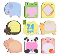 OFFCUP Cute Animal Sticky Notes - 480pcs Pack for Party Bags, School, Office, Gifts
