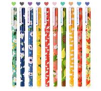 OFFCUP Cute Colour Pens, 10pcs Birdsong Gel Pens, 0.38mm Roller Ball Pen Colourful Gel Ink Pen for Kids Girls Boys Children Students Teens Office Gifts Fine Point