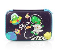 OFFCUP Dinosaur Pencil Case, 3D Eva Cute Pencil Pouch, Large Capacity Waterproof Pen Bag with 3 Compartments, School Supplies for Kids Girls Boys School (No Stationery)