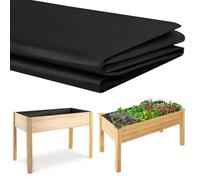 OFFCUP Fabric Liner for Large Veg Trough Planters, Outdoor Raised Bed Planter Liner, Non Woven Vegetable Trugs Herb Planter Liners, Heavy Duty Plant Grow Bags (160cm x 210cm)