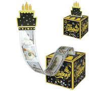 OFFCUP Happy Birthday Money Box Cash Gift, Pull Surprise Money Gift Box for Any Age, Fun Birthday Money Gift Box for Boys Teens Girls Men Women Birthday Parties (Black)