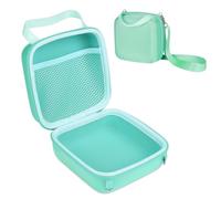 OFFCUP Kids Camera Case Compatible with Fujifilm INSTAX Mini 12/11 | Hard Storage Case with Adjustable Shoulder Straps, Cameras Storage Holder for Accessories SD Card- Case Only (Green)