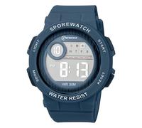 OFFCUP Kids Digital Watch, 30m Waterproof Sports Toddler Watch, PU Band Children's Wrist Watches, Cute LED Electrical Watches for Girls Boys Age 3-11 Indoor and Outdoor (Blue-Round)