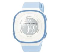 OFFCUP Kids Digital Watch, 30m Waterproof Sports Toddler Watch, PU Band Children's Wrist Watches, Cute LED Electrical Watches for Girls Boys Age 3-11 Indoor and Outdoor (Blue-Square)