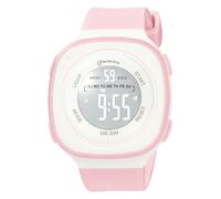 OFFCUP Kids Digital Watch, 30m Waterproof Sports Toddler Watch, PU Band Children's Wrist Watches, Cute LED Electrical Watches for Girls Boys Age 3-11 Indoor and Outdoor (Purple-Square)