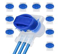 OFFCUP Lawn Mower Cable Connectors, 10PCS Waterproof Electrical Wire Connectors, Crimps Gel Filled Lawnmower Connector for Robotic Lawn Mower Automower Irrigation Applications