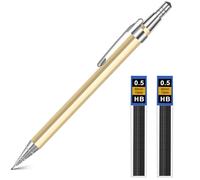 OFFCUP Mechanical Pencils Set, Propelling Gold 0.5mmAutomatic Drafting Clutch Pencil