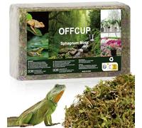 OFFCUP Natural Moss, 500g Dried Forest Moss for Maintain Humidity, Terrarium Decor, Orchid Soil Medium, for Plants Succulents Reptile Snails Tortoise Snake Mices Degus or Other Animal