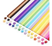 OFFCUP Origami Star Paper Strips, 1350pcs, 27 Colors Mixed, Party & Crafts Decoration