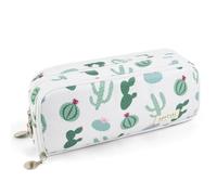 OFFCUP Pencil Case for Large Capacity, Cute Stationery Pencils Case Bag, Durable Shell Pen Maker Pencil Pouch, 3 Compartment Multifunctional Pencils Bag for School OfficeTravel Makeup Bags