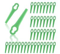 OFFCUP Plastic Grass Trimmer Blades, 70 Pcs Replacement Plastic Blades, 83 mm Lawn Mower Cutting Blades for Einhell GC-CT 18/24 Li、Bosch ART23 LI Accutrim Easytrim Accu Dark Freen
