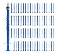 OFFCUP Plastic Syringes, 100pcs No Needle Syringe, 1ml Liquid Measuring Syringe with Luer Slip Tip for Refilling and Measuring Liquids, Scientific Labs Experiment, Feeding Pets (No Needle)