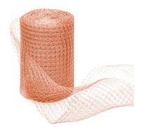 OFFCUP Pure Copper Mesh, 127mm*3m Fine Wire Mesh Roll, Copper Wire Mesh Rodent Pest Control Rat Proofing, for Snail Rat Bat Birds Insect Slug Repellent in Garden Outdoor Indoor