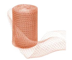 OFFCUP Pure Copper Mesh, 127mm*3m Fine Wire Mesh Roll, Copper Wire Mesh Rodent Pest Control Rat Proofing, for Snail Rat Bat Birds Insect Slug Repellent in Garden Outdoor Indoor