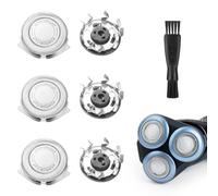 OFFCUP Replacement Shaver Head for Philips, 3pcs SH30/SH50 Shaving Heads, Series 1000, 2000, 3000, 5000, Replacement Blades for Philips with Cleaning Brush Electric Shaver Heads