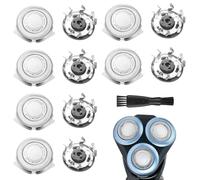 OFFCUP Replacement Shaver Head for Philips, 6pcs SH30/SH50 Shaving Heads, Series 1000, 2000, 3000, 5000, Replacement Blades for Philips with Cleaning Brush Electric Shaver Heads