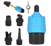 OFFCUP SUP Pump Adapter, Air Valve Converter with 4 Valve Nozzles, Universal Multifunction Air Valve Attachment for Inflatable Boat Kayak Paddle Board Inflatable Bed Dinghy