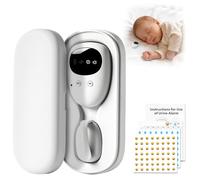 OFFCUP Wireless Bedwetting Alarm for Boys Girls, USB-C Rechargeable, Alert Modes Loud Sound Strong Vibration Pee Alarm, Bedwetting Monitors for Potty Training for Kids Elderly (Black Screen)