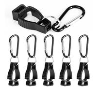 OFFCUP Work Glove Clip, 6PCS Fire Brigade Glove Clip, Glove Clips Holders Glove Holder Clip Glove Grabber for Belt, Turnout Gear, Firefighter, Guard, Labor Work Clamp Safety