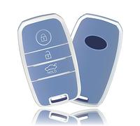 OFFCURVE Car Key Case - Key Fob Cover & Protector - 3 Buttons - Compatible with Kia Sorento, Sportage, Rio, Ceed, Picanto, Stinger, Carens, Optima, Soul, K2, KX3, I20, QL, GT