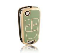 OFFCURVE Car Key Cover Car Key Case Key Fob Cover Car Key Protector 2 buttons Compatible with Opel Vauxhall Astra Zafira Adam Insignia Mokka Corsa Signum Tigra Meriva