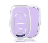 OFFCURVE Car Key Cover Car Key Case Key Fob Cover Car Key Protector 2 buttons Compatible with Renault Dacia Logan Duster Dokker Sandero Stepway Spring Twingo Clio Scenic Master Laguna Symbol Megane