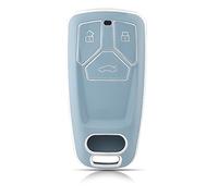 OFFCURVE Car Key Cover Car Key Case Key Fob Cover Car Key Protector 3 buttons Compatible with Audi A3 A4 A5 A6 A7 A8 Q2 Q3 Q5 Q7 S4 S5 S7 S8 SQ5 SQ7 R8 RS4 RS5 RS TT TTS TTRS B9 D5 F5