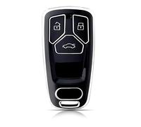OFFCURVE Car Key Cover Car Key Case Key Fob Cover Car Key Protector 3 buttons Compatible with Audi A3 A4 A5 A6 A7 A8 Q2 Q3 Q5 Q7 S4 S5 S7 S8 SQ5 SQ7 R8 RS4 RS5 RS TT TTS TTRS B9 D5 F5