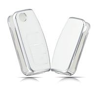 OFFCURVE Car Key Cover Car Key Case Key Fob Cover Car Key Protector 3 buttons Compatible with Ford Focus Mondeo Galaxy Fiesta Kuga Mustang Edge Fusion Escape Explorer C-Max S-Max MK4