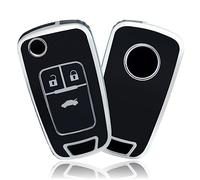 OFFCURVE Car Key Cover Car Key Case Key Fob Cover Car Key Protector Compatible with Chevrolet Aveo Spark Cruze Opel Vauxhall Adam Cascada Mokka Astra Buick Regal Lacrosse
