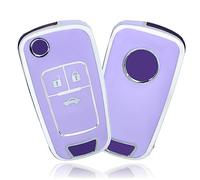 OFFCURVE Car Key Cover Car Key Case Key Fob Cover Car Key Protector Compatible with Chevrolet Aveo Spark Cruze Opel Vauxhall Adam Cascada Mokka Astra Buick Regal Lacrosse