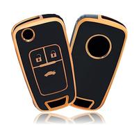 OFFCURVE Car Key Cover Car Key Case Key Fob Cover Car Key Protector Compatible with Chevrolet Aveo Spark Cruze Opel Vauxhall Adam Cascada Mokka Astra Buick Regal Lacrosse