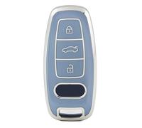 OFFCURVE08 Car Key Cover Car Key Case Key Fob Cover Car Key Protector 3 Buttons Compatible with Audi A1 A3 A4 A5 A6 A7 A8 Q1 Q3 Q5 Q7 Q8 S3 S4 S6 RS4 RS6 Reat 8 TT TTS SEeet. xeo 3R