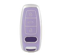 OFFCURVE09 Car Key Cover Case Fob Protector 3 Buttons Compatible With Audi A1 A3 A4 A5 A6 A7 A8 Q1 Q3 Q5 Q7 Q8 S3 S4 S6 RS4 RS6 Reat 8 TT TTS SEeet. xeo 3R