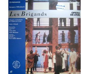 OFFENBACH: LES BRIGANDS- GIBAULT, OPERA DE LYON, LOUIS ERLO ALAIN MARATRAT ANDRE HUBERT/ 2 DISCS/ LASER DISC (LASERDISC, NOT VIDEO)