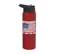 Offended? I'll Help You Pack Stainless Steel Insulated Water Bottle