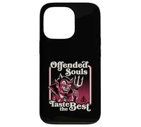 Offended Souls Taste the Best Retro Vintage Dark Humor Devil Case for iPhone 13 Pro