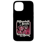 Offended Souls Taste the Best Retro Vintage Dark Humor Devil Case for iPhone 15