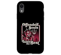 Offended Souls Taste the Best Retro Vintage Dark Humor Devil Case for iPhone XR