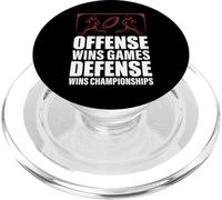 Offense Wins Games Defense Wins Champion - American Football PopSockets PopGrip for MagSafe