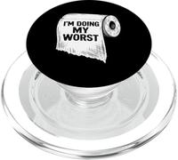 Offensive Joke Bathroom Humor Im Doing My Worst PopSockets PopGrip for MagSafe