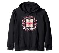 Offensive Joke Bathroom Humor Im not a good Wiper Zip Hoodie