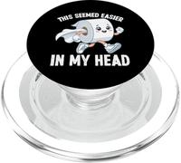 Offensive Joke Bathroom Humor This Seemed Easier In My Head PopSockets PopGrip for MagSafe